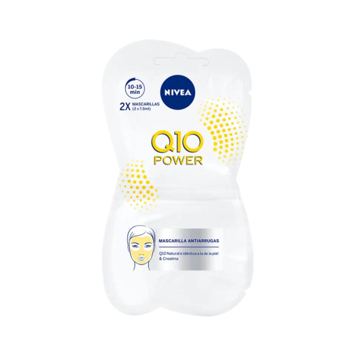 Nivea - Confezione da 2 maschere antirughe Q10 Power