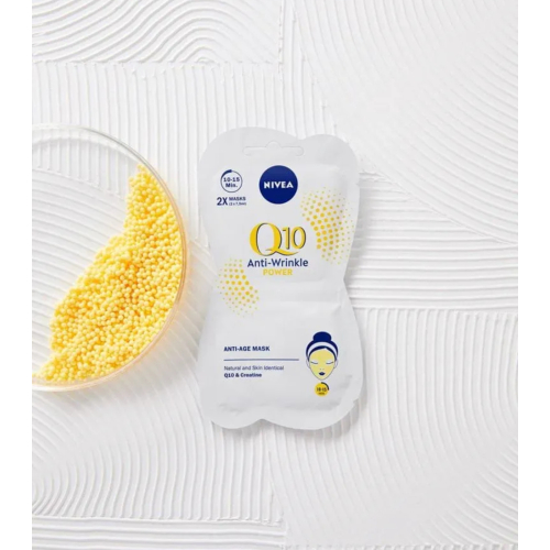 Nivea - Confezione da 2 maschere antirughe Q10 Power