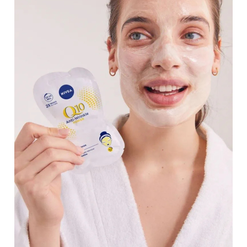 Nivea - Confezione da 2 maschere antirughe Q10 Power