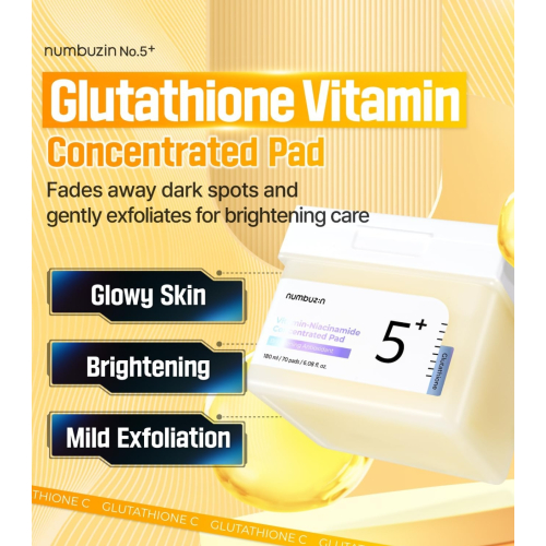 Numbuzin - Dischetti concentrati No.5+ Vitamin-Niacinamide