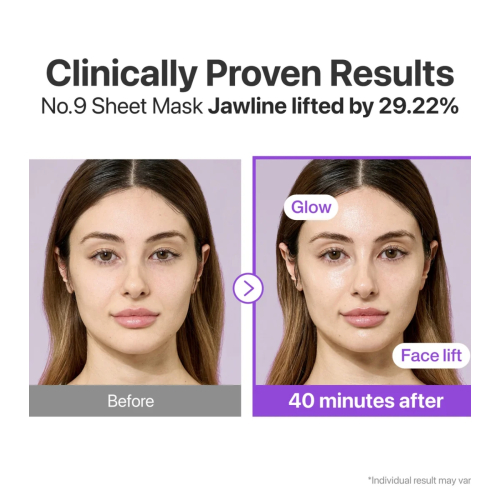 Numbuzin - Maschera facciale No.9 Nad Bio Lifting