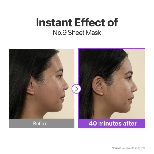 Numbuzin - Maschera facciale No.9 Nad Bio Lifting
