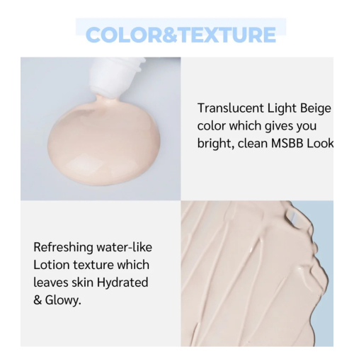 Numbuzin - Protezione solare colorata No.1 Pure Glass Clean Tone Up SPF 50+ PA++++