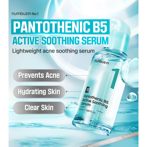 Numbuzin - Siero lenitivo No.1 Pantothenic B5 Active