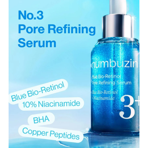 Numbuzin - Siero minimizzante per i pori No.3 Blue Bio-Retinol