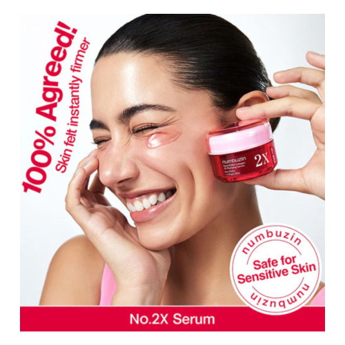 Numbuzin - Siero rassodante No.2 Rose PDRN Collagen 2X