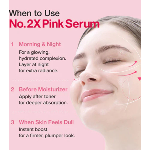 Numbuzin - Siero rassodante No.2 Rose PDRN Collagen 2X