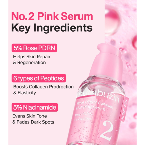 Numbuzin - Siero rimpolpante No.2 Rose PDRN Collagen Plumping
