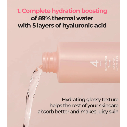 Numbuzin - Tonico Idratante No.4 Hydrating Glow Mineral
