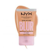 Nyx Professional Makeup - Fondotinta sfocato Bare With Me Blur Skin Tint - 07: Golden
