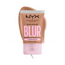 Nyx Professional Makeup - Fondotinta Blurring Bare With Me Blur Skin Tint - 11: Medium Neutral