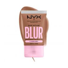 Nyx Professional Makeup - Fondotinta Blurring Bare With Me Blur Skin Tint - 15: Warm honey