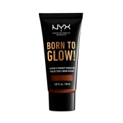 Nyx Professional Makeup - Fondotinta Born to Glow! - BTGRF22.7: Deep Walnut Nyx Professional Makeup - Fondotinta Born to Glow! - BTGRF22.7: Deep Walnut