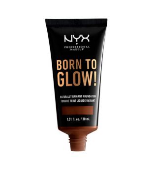 Nyx Professional Makeup - Fondotinta Born to Glow! - BTGRF22.7: Deep Walnut