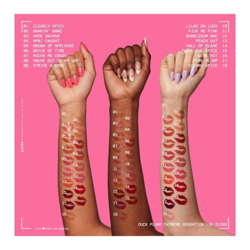 Nyx Professional Makeup - Lucidalabbra volumizzante Duck Plump - 09: Strick A Rose