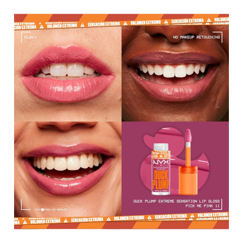 Nyx Professional Makeup - Lucidalabbra volumizzante Duck Plump - 11: Pick Me Pink