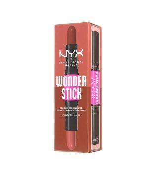 Nyx Professional Makeup - Blush in crema Wonder Stick - WSB03: Coral + Deep Peach