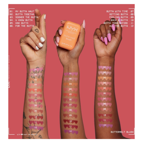 NYX Professional Makeup - Fard in polvere Buttermelt - 01: My Butta Half