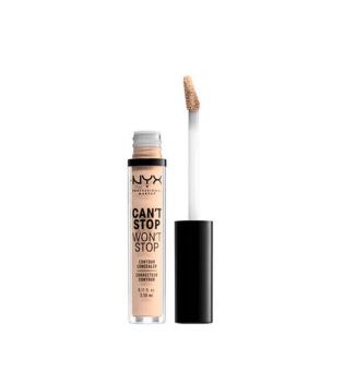 Nyx Professional Makeup - Correttore liquido Can't Stop won't Stop - CSWC04: Light Ivory