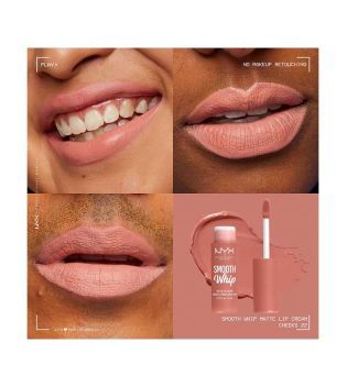 Nyx Professional Makeup - Rossetto liquido Smooth Whip Matte Lip Cream - 22: Cheeks