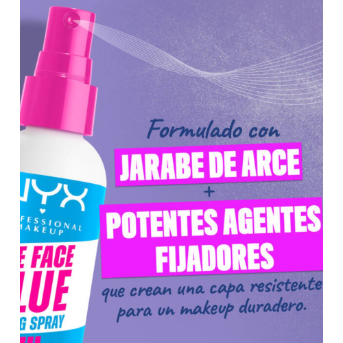 NYX Professional Makeup - Spray fissante per il trucco The Face Glue