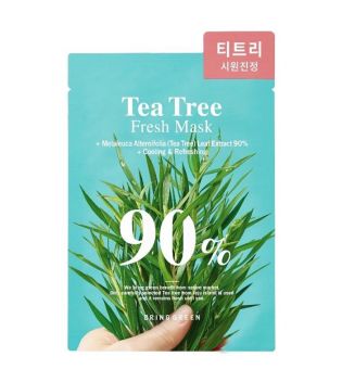 Olive Young - *Bringgreen* - Maschera viso 90% - Tea Tree