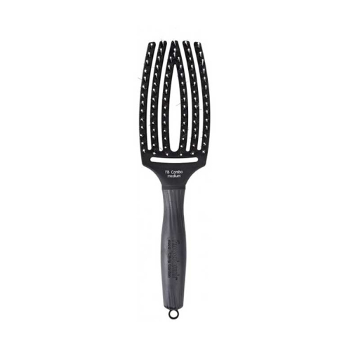 Olivia Garden - Spazzola per capelli Fingerbrush Combo Medium - Black