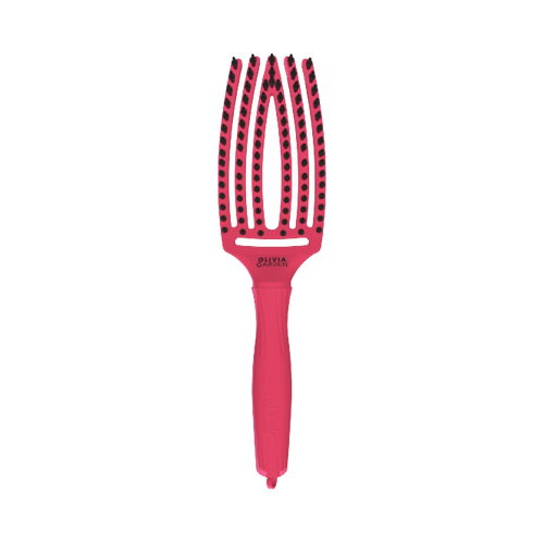 Olivia Garden - Spazzola per capelli Fingerbrush Combo Medium - Hot Pink