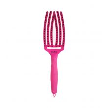 Olivia Garden - *Think Pink* - Spazzola per capelli Fingerbrush Combo Medium - Neon Pink