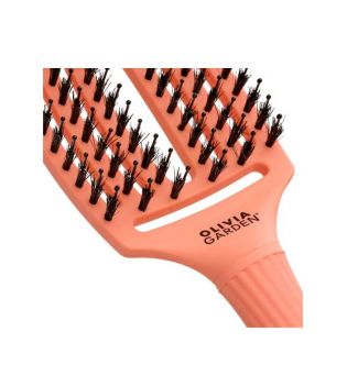 Olivia Garden - Spazzola per capelli Fingerbrush Combo Medium - Coral