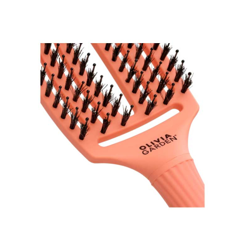 Olivia Garden - Spazzola per capelli Fingerbrush Combo Medium - Coral