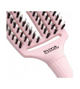 Olivia Garden - Spazzola per capelli Fingerbrush Combo Medium - Pastel Pink