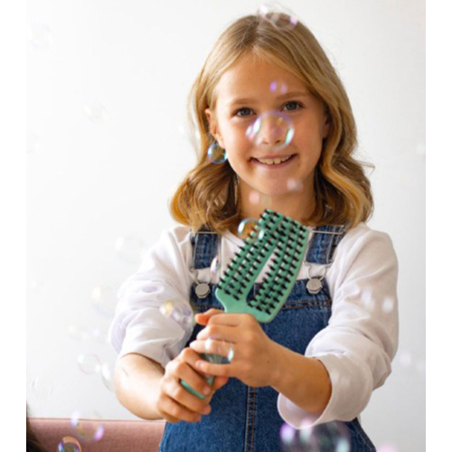 Olivia Garden - *Kids* - Spazzola per capelli Fingerbrush Care Mini - Mint
