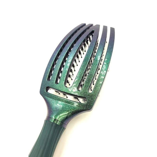 Olivia Garden - *Midnight Desert* - Spazzola per capelli Fingerbrush Combo - Green Esmerald