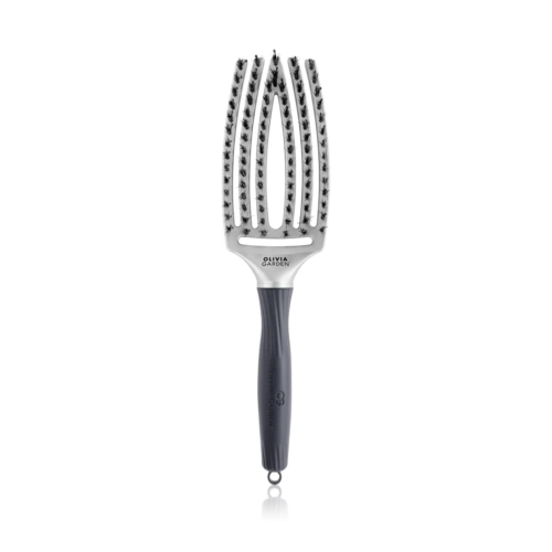 Olivia Garden - *Trinity* - Spazzola per capelli Fingerbrush - Silver