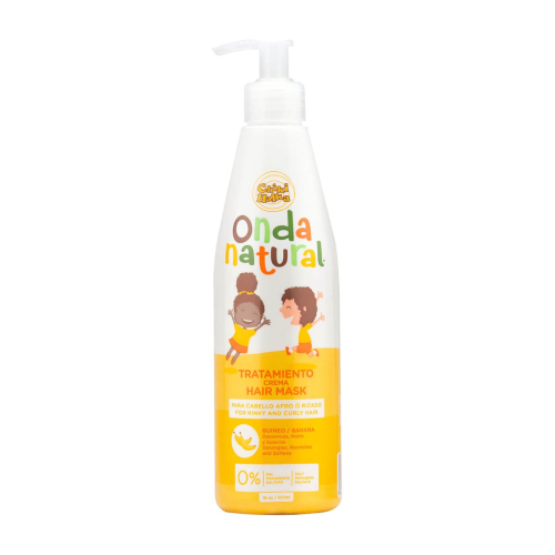 Onda Natural - Maschera nutriente e districante per capelli bambini - Capelli afro o ricci