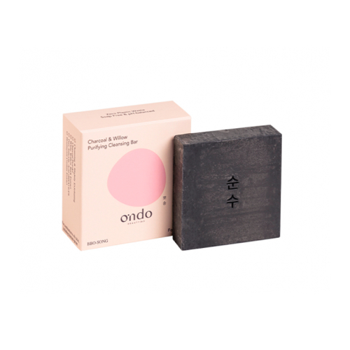 Ondo Beauty 36.5 - Syndet Solid Facial Cleanser 70g - Carbone e salice