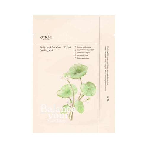Ondo Beauty 36.5 - Maschera lenitiva To Dak Probiotics & Cica Water