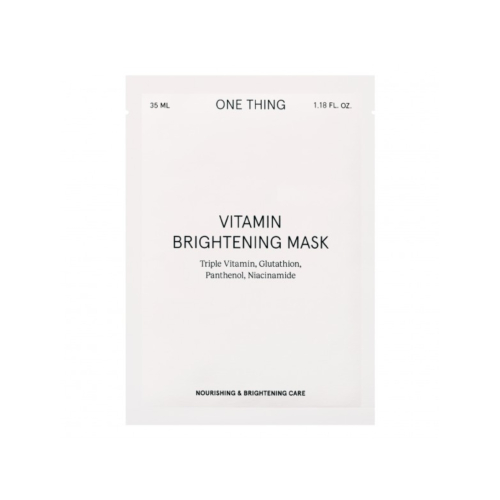One Thing - Maschera viso illuminante vitaminica