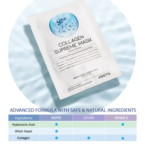 OOTD Beauty - Maschera viso rigenerante Collagen Supreme Mask