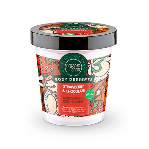 Organic Shop - *Body Desserts* - Mousse per il corpo - Fragola e cioccolato