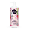 Organic Shop - Shampoo setoso brillante per capelli colorati 1000ml - Ninfea e Amaranto