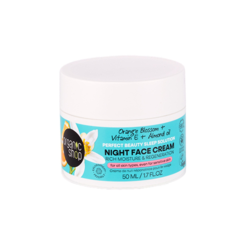 Organic Shop - Crema Viso Notte Idratante e Rigenerante Perfect Beauty Sleep Solution