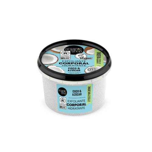 Organic Shop - Scrub corpo idratante - Cocco e Zucchero