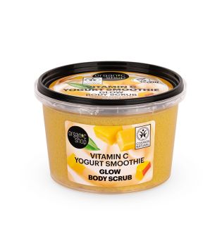 Organic Shop - Scrub corpo allo zucchero - Frullato allo yogurt e vitamina C