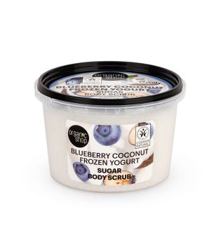 Organic Shop - Scrub corpo allo zucchero - Frozen Yogurt al cocco e mirtilli rossi
