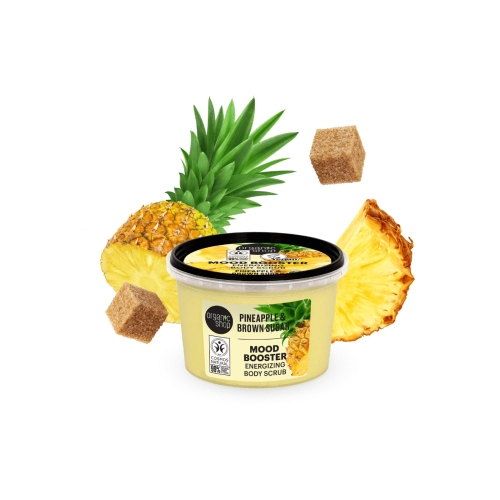 Organic Shop - Exfoliante corporeo Mood Booster - Ananas e zucchero di canna