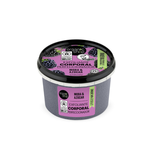 Organic Shop - Scrub corpo perfezionatore - Mora e zucchero