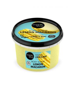 Organic Shop - Scrub corpo rassodante - Macaron al limone