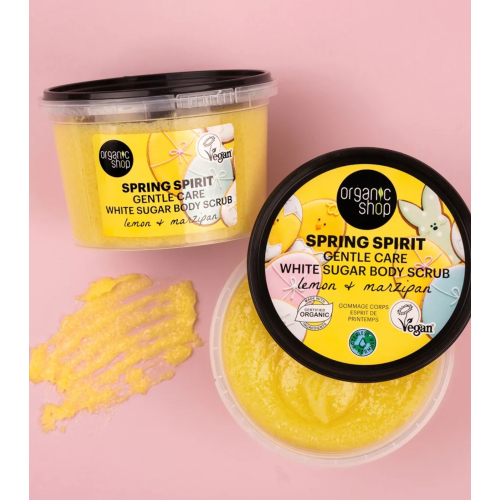 Organic Shop - Exfoliante corporeo Spring Spirit - Limone e marzapane